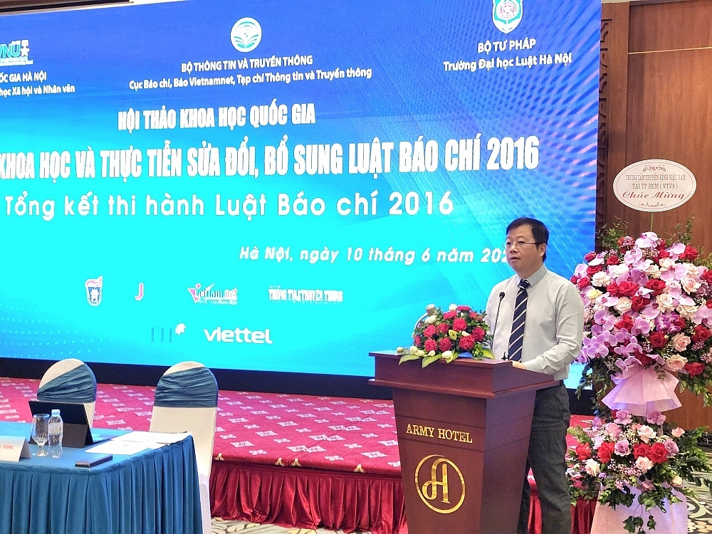 Đã đến lúc sửa Luật Báo chí 2016 để phù hợp hơn với thực tiễn