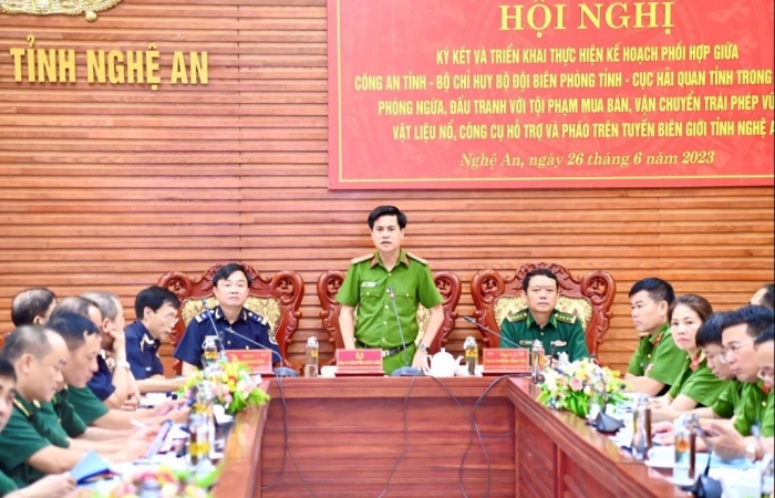 Công an- Hải quan- Biên phòng Nghệ An phối hợp phòng ngừa, đấu tranh với tội phạm