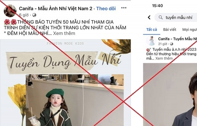 Cảnh báo thủ đoạn lừa đảo mới về “Tuyển mẫu nhí chụp ảnh làm đại diện thương hiệu”