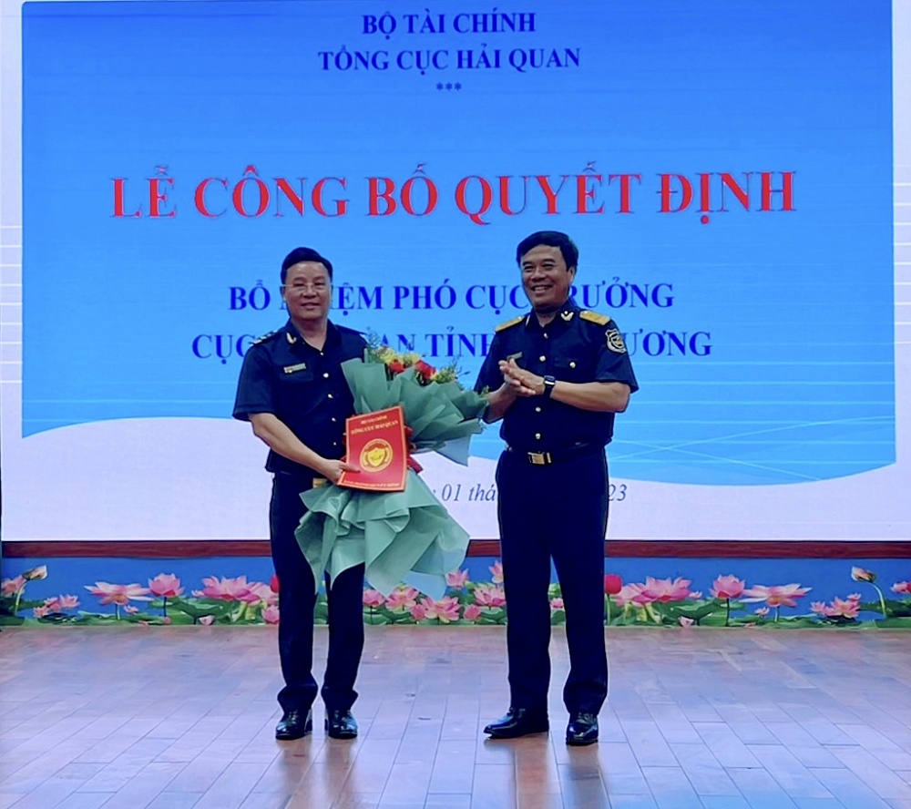 Bổ nhiệm Phó cục trưởng Cục Hải quan Bình Dương Tống Quốc Thịnh