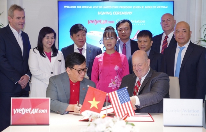 Vietjet và Tập đoàn Carlyle ký kết tài trợ tàu bay trị giá 550 triệu USD