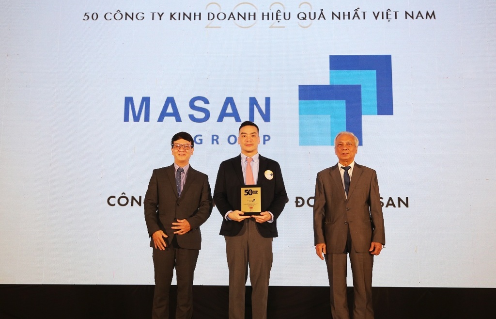 Masan 10 năm được vinh danh Top 50 Công ty kinh doanh hiệu quả nhất Việt Nam