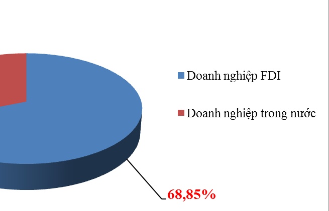 Doanh nghiệp FDI chiếm gần 69% kim ngạch xuất nhập khẩu cả nước