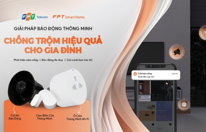 FPT Smart Home chính thức mở bán Giải pháp báo động thông minh-Chống trộm hiệu quả cho gia đình