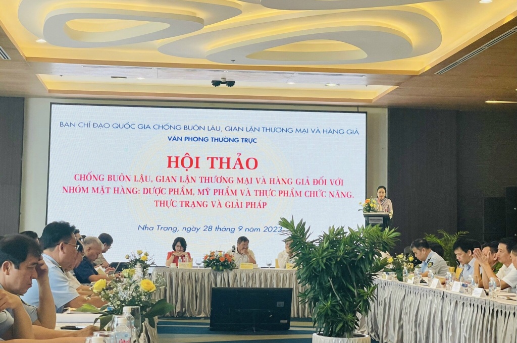 Bàn giải pháp chống buôn lậu nhóm hàng dược phẩm, mỹ phẩm, thực phẩm chức năng