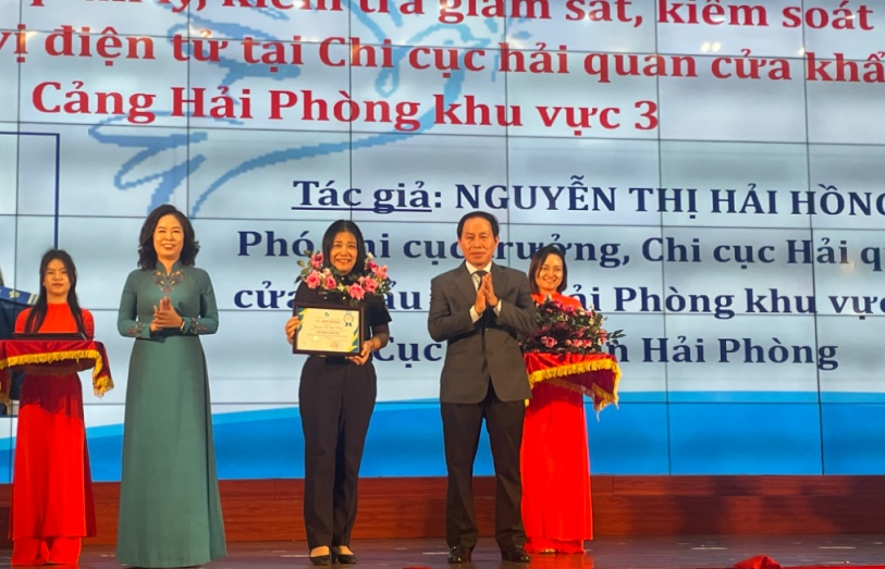 Hải quan Hải Phòng đoạt giải nhất tại Liên hoan “Phụ nữ Hải Phòng tài năng, sáng tạo năm 2023”