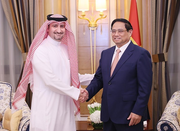 Thu tuong tiep lanh dao cac tap doan hang dau Saudi Arabia hinh anh 3