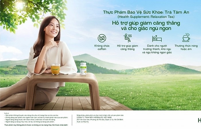 Herbalife ra mắt sản phẩm thực phẩm bảo vệ sức khỏe trà Tâm An