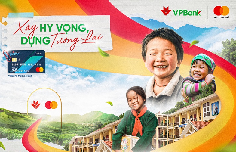 VPBank và Mastercard hợp tác thực hiện sáng kiến “Xây hy vọng, dựng tương lai”