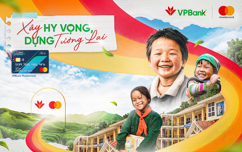 VPBank và Mastercard hợp tác thực hiện sáng kiến “Xây hy vọng, dựng tương lai”