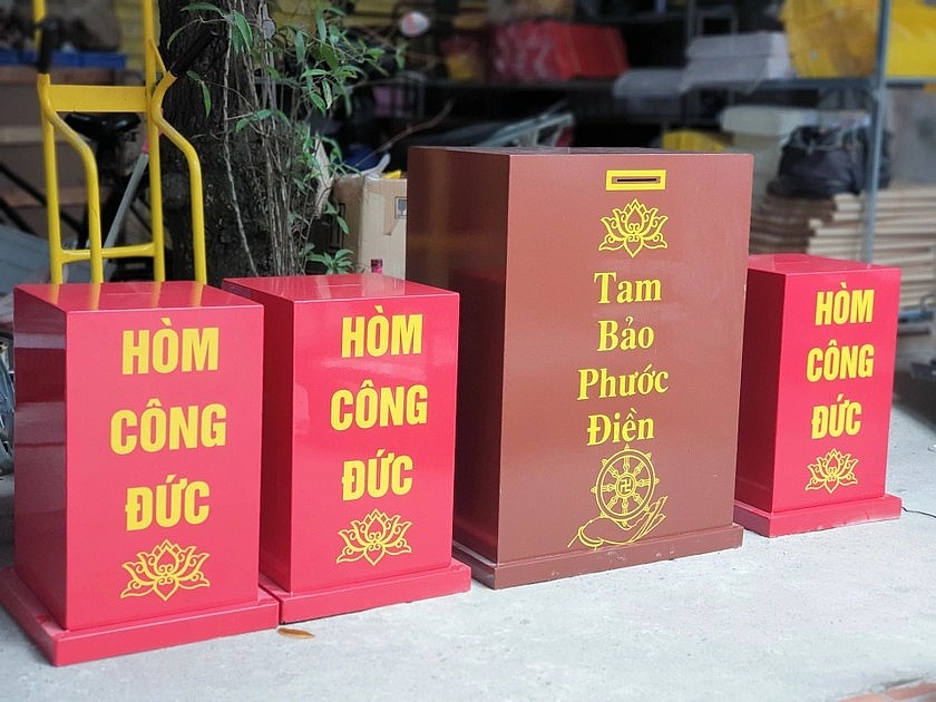 Nguồn thu tiền công đức, tài trợ cho di tích và hoạt động lễ hội phải được quản lý, sử dụng theo đúng mục đích, có ghi chép, phản ánh đầy đủ. Ảnh minh họa: Internet