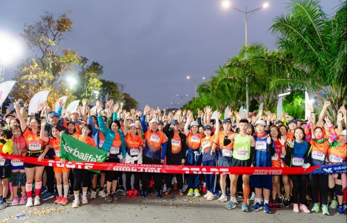 Herbalife Việt Nam tự hào là đối tác dinh dưỡng của giải chạy VnExpress Marathon Hải Phòng 2023