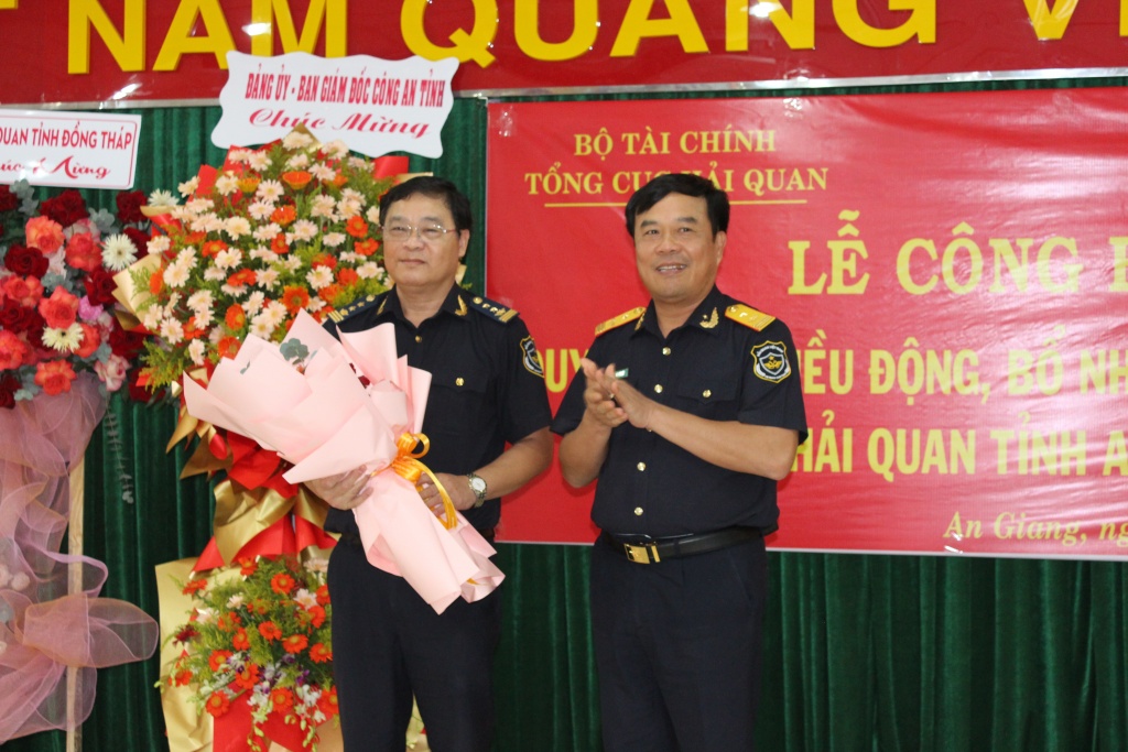Điều động, bổ nhiệm ông Nguyễn Thanh Toàn giữ chức Cục trưởng Cục Hải quan An Giang