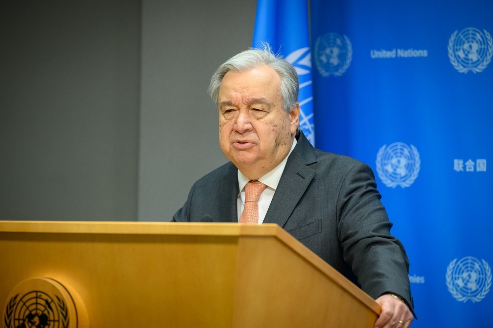 Tổng thư ký Liên hợp quốc Antonio Guterres. (Ảnh: THX/TTXVN)