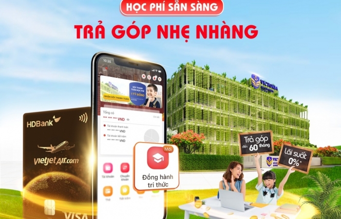 HDBank tung gói trả góp học phí đến 60 tháng