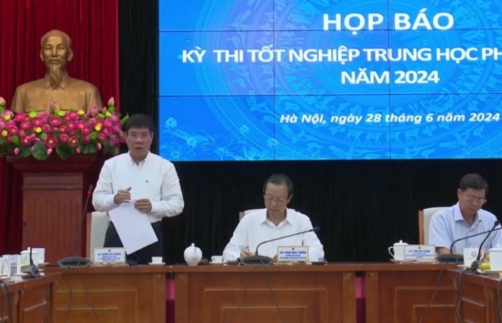 Kỳ thi tốt nghiệp THPT năm 2024: Chưa ghi nhận hiện tượng tiêu cực, gian lận có tổ chức