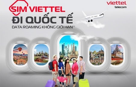 Viettel cung cấp thêm 4 gói cước data Roaming không giới hạn tại nhiều quốc gia lớn