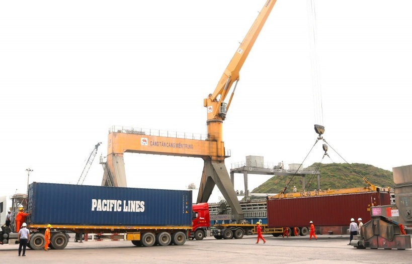 Tân Cảng miền Trung: Điểm kết nối tuyến vận tải thủy nội địa mới của hãng tàu Pacific