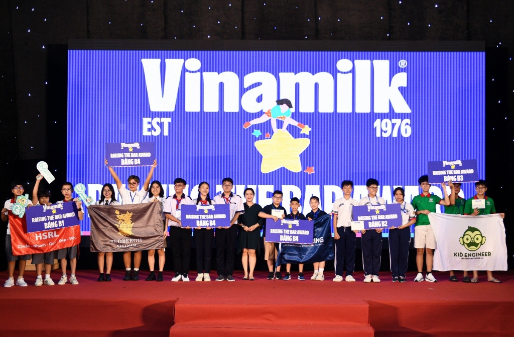 Vinamilk trao giải thưởng đặc biệt cho các tài năng sáng tạo Robot