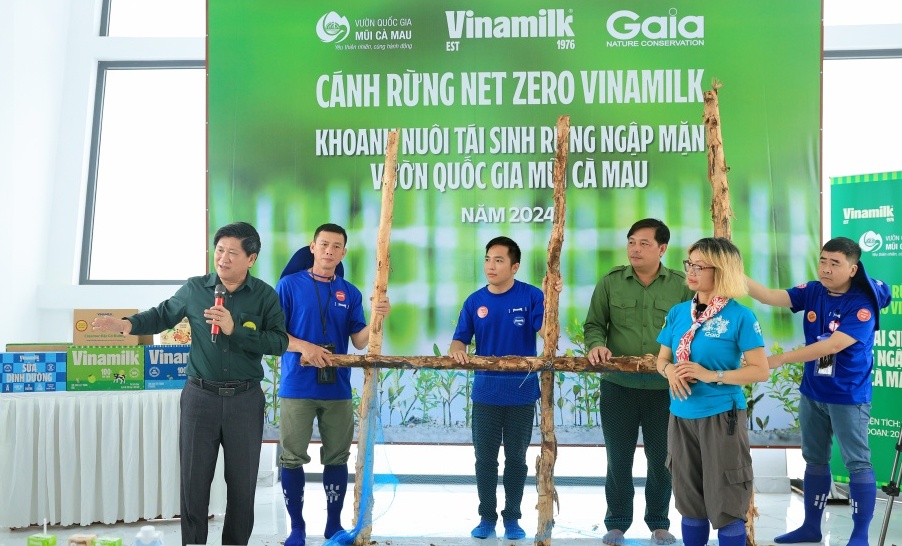 Vinamilk tích cực thực hiện dự án cánh rừng Net Zero