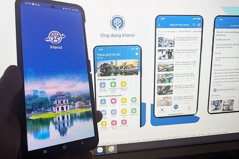 UBND thành phố Hà Nội vận hành ứng dụng nền tảng của Đề án 06 Chính phủ- Ứng dụng Công dân Thủ đô số (iHaNoi). 	Ảnh: HaNoi Protal