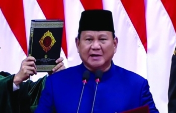 Những cam kết của tân Tổng thống Indonesia Prabowo