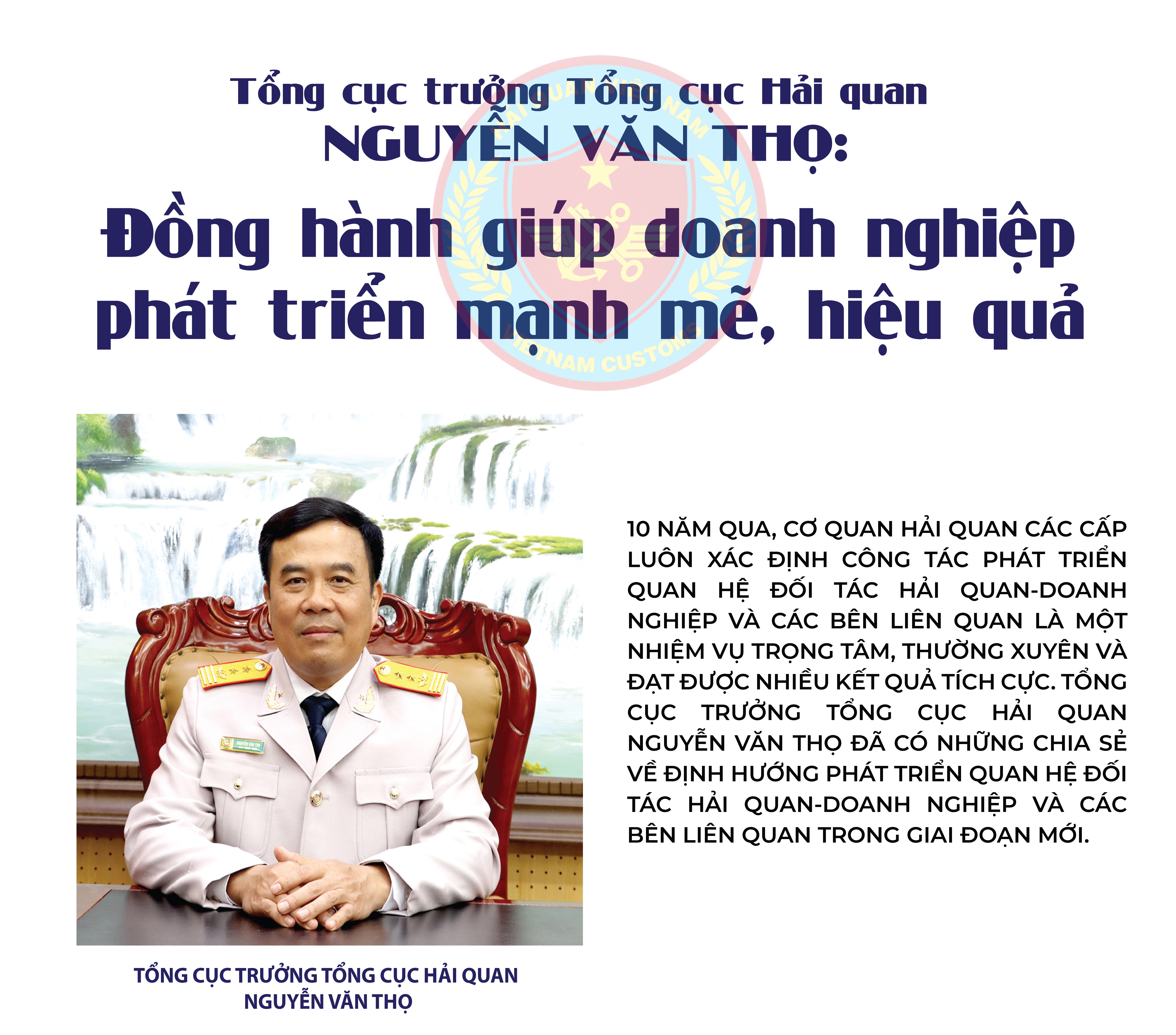 (LONGFORM) Sứ mệnh phát triển quan hệ đối tác Hải quan-Doanh nghiệp