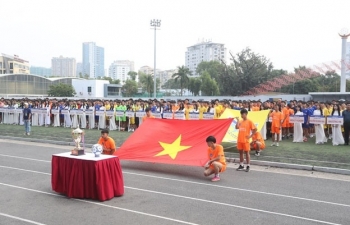 Cúp Number 1 Active tái xuất tại Giải bóng đá học sinh THPT Hà Nội - An ninh Thủ đô 2024