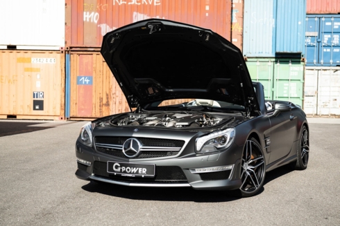 mercedes amg sl63 manh 800 ma luc sau khi qua tay g power