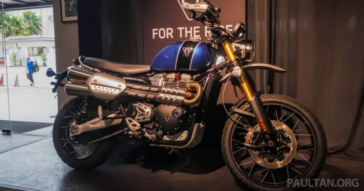 triumph scrambler 1200 xc va xe 2019 ra mat tai malaysia