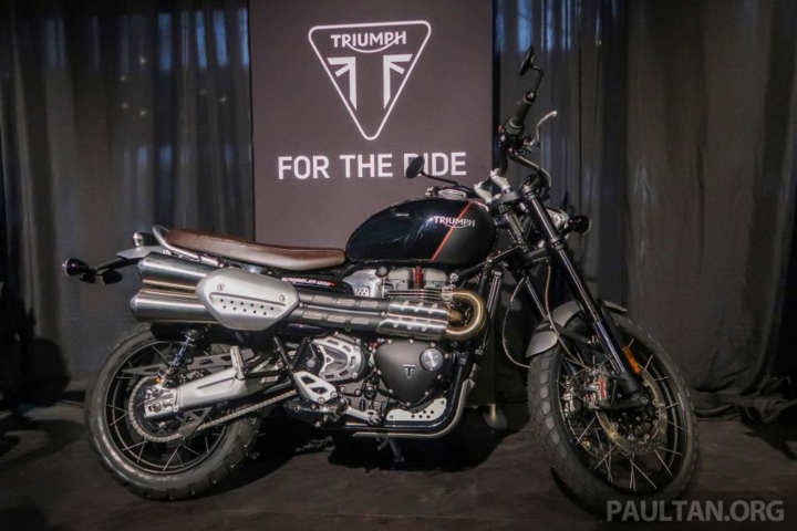 triumph scrambler 1200 xc va xe 2019 ra mat tai malaysia