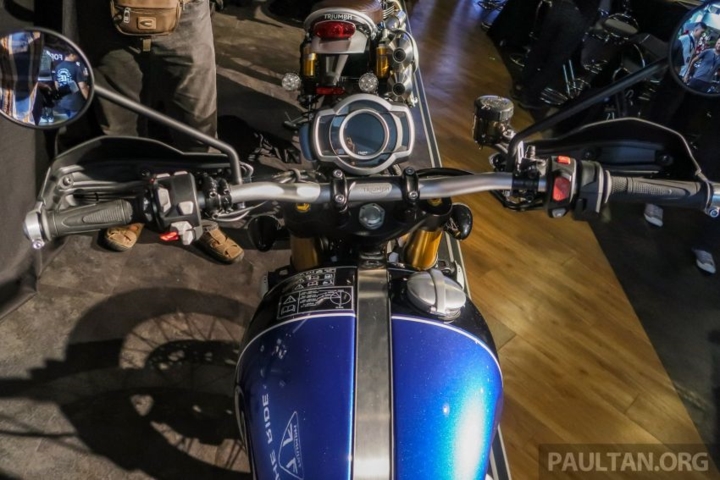 triumph scrambler 1200 xc va xe 2019 ra mat tai malaysia