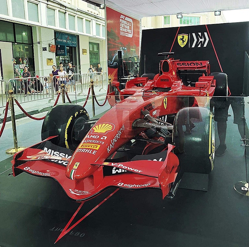 chiem nguong sieu xe f1 ferrari ngay tai ho guom