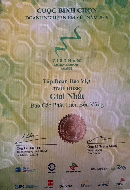 bao viet tiep tuc giu ngoi vi quan quan ve doanh nghiep niem yet 2019