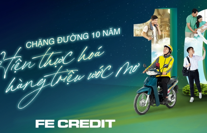 FE Credit- Một thập kỷ đồng hành cùng 11 triệu khách hàng