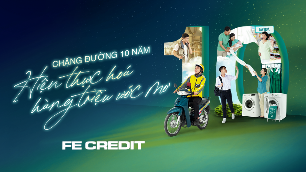 FE Credit- Một thập kỷ đồng hành cùng 11 triệu khách hàng