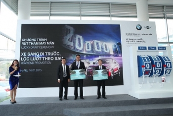 Nhiều khách hàng của BMW gặp may mắn cuối năm