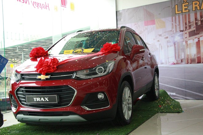 chevrolet trax 2017 gia 769 trieu dong bat dau ban o viet nam