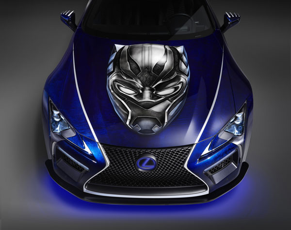 lexus lc500 se xuat hien trong sieu pham quotblack panther 2018