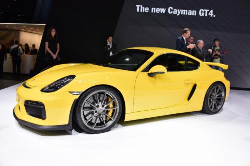 porsche trinh lang mau xe cayman gt4 tai geneva