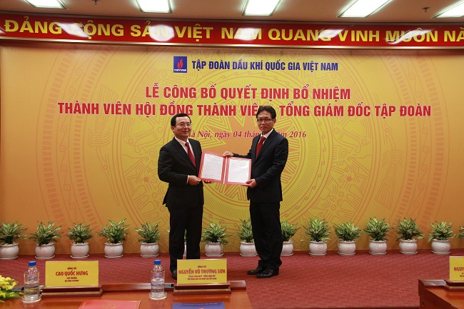 bo nhiem tong giam doc tap doan dau khi viet nam