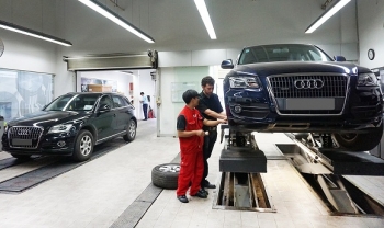 Xe Audi được chuyên gia &quot;đặc biệt&quot; chăm sóc