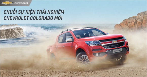 co hoi trai nghiem chevrolet colorado 2017