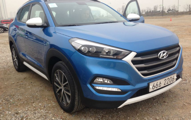 hyundai tucson 2016 bi bat gap lan dau ngoai doi thuc