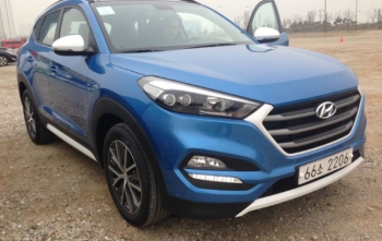 Hyundai Tucson 2016 bị bắt gặp lần đầu ngoài đời thực