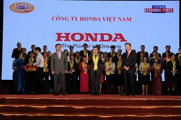 honda viet nam nhan giai thuong rong vang nam 2017