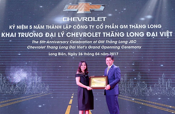 khai truong chevrolet thang long dai viet dai ly thu 22 cua chevrolet tai viet nam