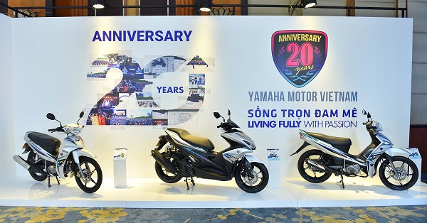 yamaha 20 nam no luc tro thanh mot thuong hieu lon trong nganh cong nghiep xe may viet