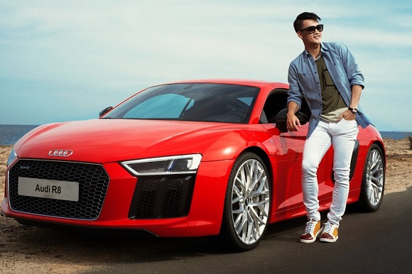 mau xe audi r8 da co mat tai viet nam