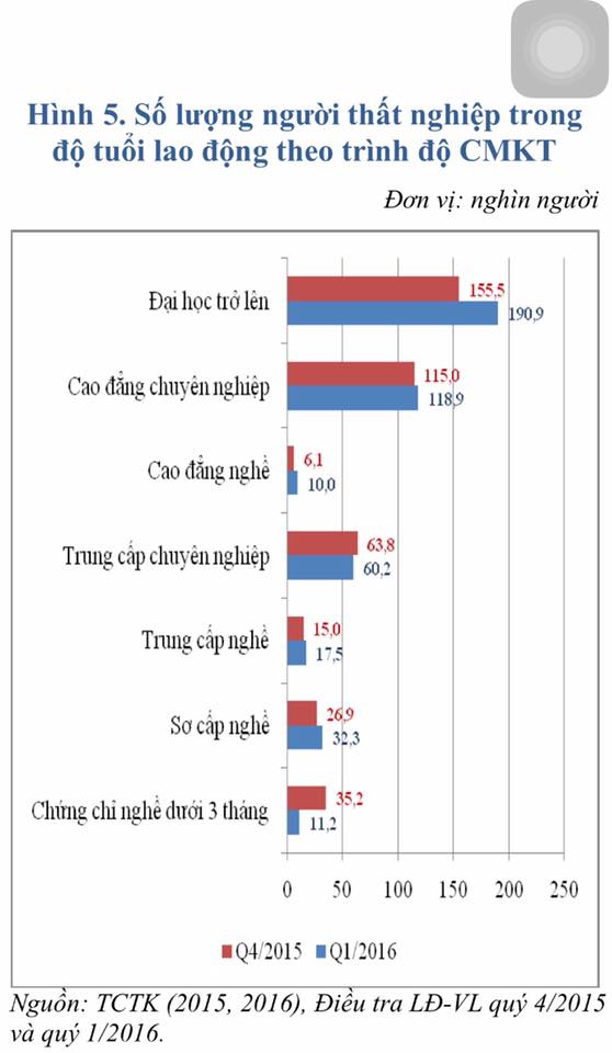 lao dong co trinh do cao tang ty le that nghiep